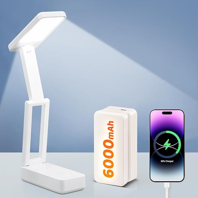 COOLNIGHT Small Desk Lamp, 3 Colors, Desk Lamps