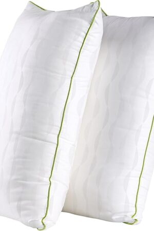 Bed Pillows King Size Set of 2,for Sleeping, Adjustable King Pillows 2 Pack with Zipper, Cooling Hotel Quality with Premium Soft Down Alternative Fill