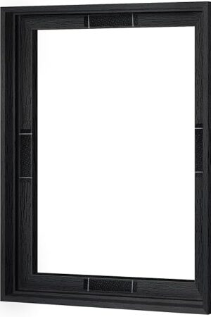 Abtgt 11x14 Canvas Floating Frame with 0.9" Deep, Black Floater Frame for Canvas Paintings with Adhesive, Vertical or Horizontal Wall Art frame for Prints Oil Painting Diamond Decor, 1 Pack.