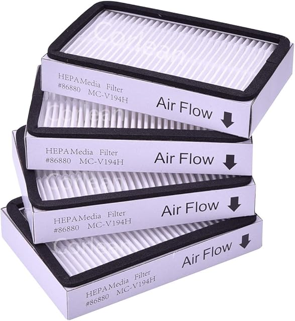 4-Pack - Kenmore EF-2 86880 Exhaust Vacuum HEPA Filters. Compare to Replace Sears Kenmore Part # 20-86880 (86880), 40320, EF2, 610445. Also Replaces Panasonic MC-V194H.