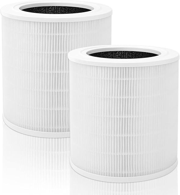 A2001 Filter Replacement for A2001 Filter A2001, Compatible with A2001 Air Purifier, 2 Pack,White