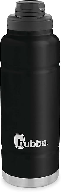Bubba Trailblazer, Vacuum-Insulated Stainless Steel Water Bottle, 40oz., Licorice