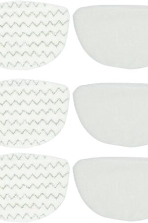 BettaWell Replacement Microfiber Steam Mop Pads Compatible with Bissell Powerfresh 1940 Series 1544A, 1440, 1806, 1940A, 1940Q, 1940T, 1940W, 19402, 19404, 19408, B0017, 5938, 6-Pack