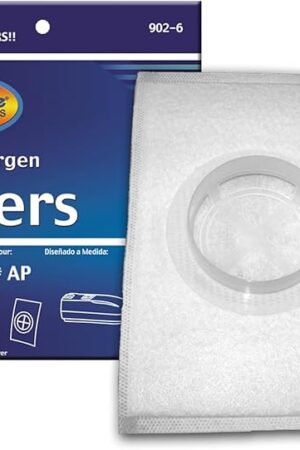 EnviroCare Replacement Allergen Vacuum Cleaner Filters made to fit Electrolux, Aerus AP100 Canister Vacuum HEPA LE 2100, Diplomat, Ambassador, Epic 6500, (6 Filters)