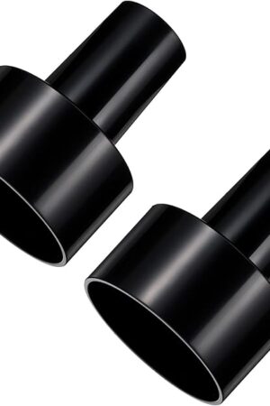 2 Pieces Vacuum Cleaner Adapter 2-1/2-Inch to 1-1/4-Inch Universal Vacuum Hose Adapters Wet Dry Vacuums Connector Hose Adapter Plastic Reducer Attachments for Cleaner Replacement Accessories