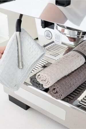 watchget Barista Microfiber Cloths Professional Cleaning Towels Essential Coffee Bar Accessories