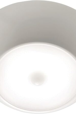 Beams MB990 300 Lumen LED UltraBright Wireless Battery Powered Motion Sensing Indoor/Outdoor Ceiling Light, 1-Pack, White