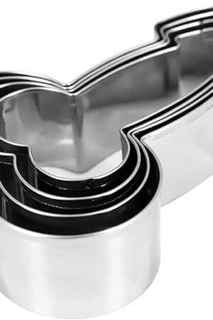 Creative Cookie Cutter Set | DIY Funny Stainless Steel Biscuit Molds for Baking, Kitchen, Party, and Holiday Treats 4-Piece