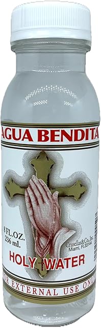 Crusellas Agua Bendita (Holy Water) 8 Fl. Oz.