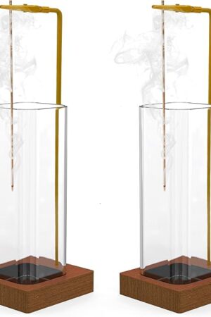 2 Pack Incense Holder, Incense Burner, Insence-Stick Holder Mess-Free Incense Burner Holder, Ideal for Meditation, Yoga, Relaxation, and Home Decor - Anti-Ash Flying
