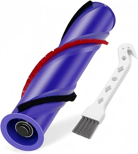 Brush Roller for Dyson V6 Vacuum Cleaner 966084-01 Replacement Bar Assembly, Compared to Part 966821-01 (4 Prong Drive & No Screw)
