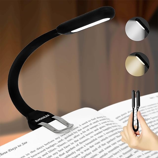 Book Reading Light Black