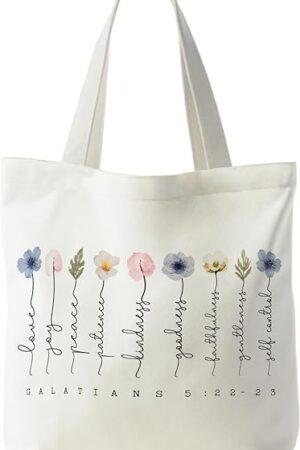 Bible Bags for Women, Christian Tote Bag, Gifts for Christian Women