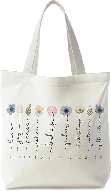 Bible Bags for Women, Christian Tote Bag, Gifts for Christian Women