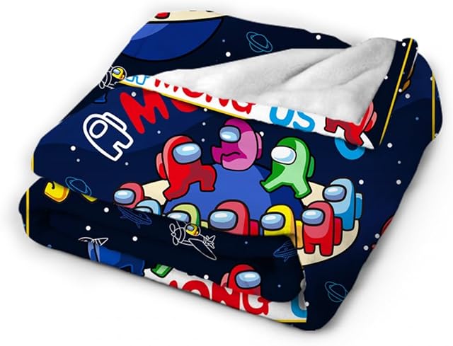 Among Fleece Throw Blanket 330GSM 60"x80" Flannel Throw Blanket