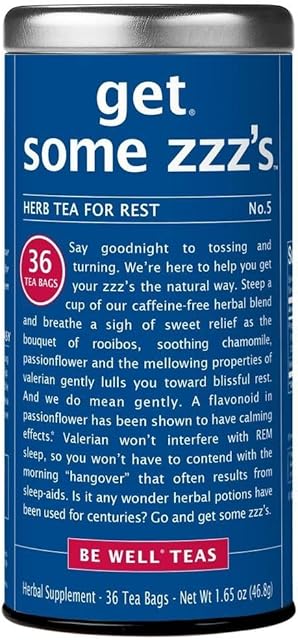 The Republic of Tea - Get Some Zzz’s – No. 5 Herb Tea for Rest, No Caffeine, 36 Tea Bags