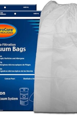 EnviroCare Replacement Micro Filtration Vacuum Cleaner Dust Bags for Modern Day 12 Gallon Central Vacuums 6 Pack