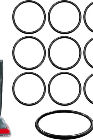 30563B Vacuum Belt for Sanitaire Eureka Commercial Upright Vacuum Cleaner, 66100 Round Vacuum Cleaner Belts for Sanitaire Eureka Style RD, SC679, SC684, SC688, SC886, SC887, SC888, SC899-10 Pack