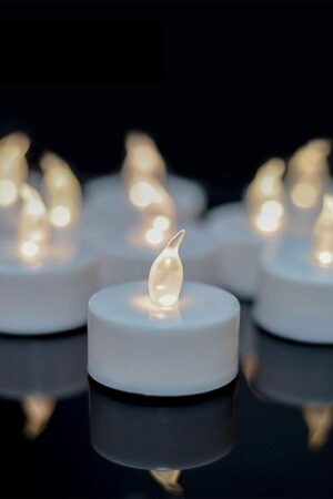 YIWER Battery Tea Lights Set of 24 Warm White Light