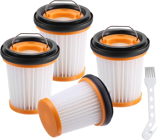CERO 4 Pack WV200 Shark Wandvac Filters Replacement for Shark ION W1 S87 Cordless Handheld Vacuum WV200, WV201, WV205, WV220, WV221, Compare to Part # XHFWV200