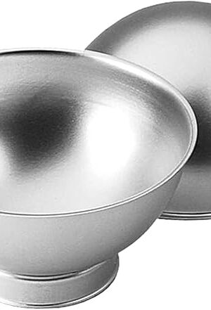 Wilton 3D Sports Ball Cake Pan Set, Aluminum Bakeware for Shaped Cakes, Durable, Even Heating, Rust-Resistant, Includes 2 Half-Sphere Pans, Packaging May Vary