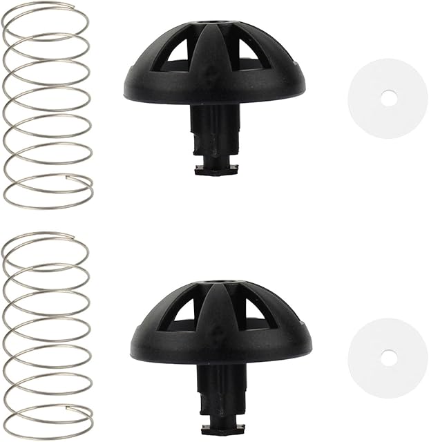 Coffee Machine Brew Basket Bottom Spring Loaded Stopper Kits Replacement Brew Basket Fits For Mr. Coffee Hamilton Coffee Machine Accessory 990117900 990237500 (2 Pcs)
