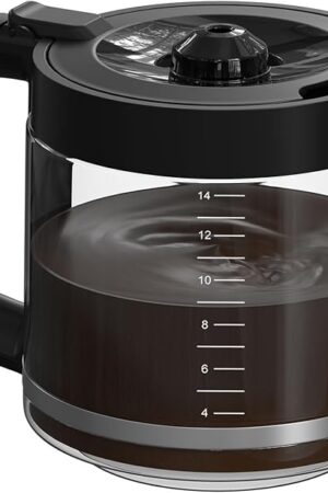 14-Cup Coffee Pot Replacement Carafe Compatible with Mr. Coffee 14-Cup Programmable Coffee Maker, Model #: BVMC-PC14-CARAFE. 1 Pack