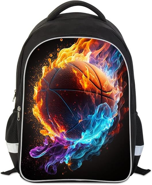 School Backpack for Boys, Basketball Backpack for Boys School Bag Suitable for 6-18 Kid, for Children Teens Elementary Middle School Bookbag Travel Back.