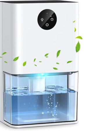 Dehumidifier, 50 OZ Small Dehumidifiers for Room for Home, Quiet with Auto Shut Off, Dehumidifiers for Bedroom (300 sq. ft), Bathroom, RV, Closet