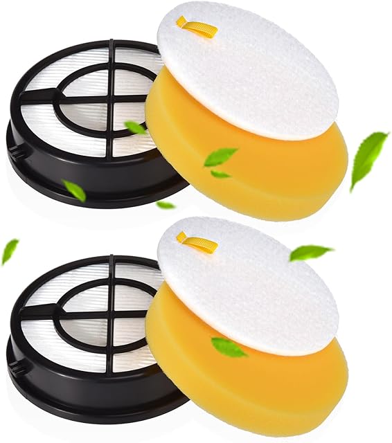 2Pack 1650 Filter Replacement for Bissell Pet Hair Eraser Turbo Upright Vacuum Model 1650A,1650C, 16501, 16507, 16508, 16502, 1650P, 1650R, 1650W, Replaces Parts # 1608860 & 16871