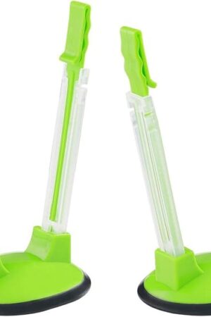 Baggy Rack-Pack of 2 Bag Holder for Plastic Bags, Plastic bag bracket, No-hands Food Storage Bag Holders