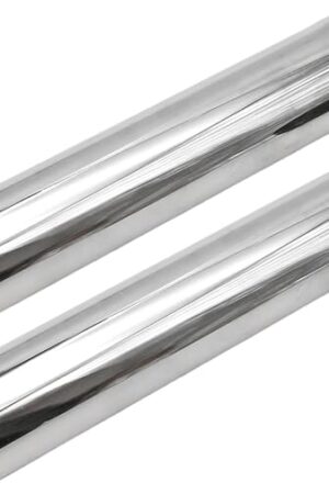 2.36'' Stove Pipe, 2PCS Lengthen Straight Chimney, Stainless Steel Flue for Stove Exhaust