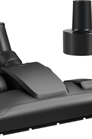 Combination Floor Brush Attachment, Compatible with Shopvac Wet Dry Vacuum Cleaners (1-1/4" & 2-1/2" Vac Port), for Hardwood Floor and Carpet Floor