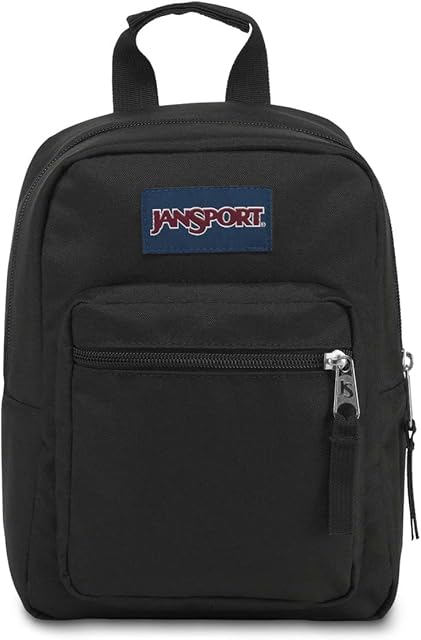 JanSport Big Break Insulated Lunch Bag - Small Soft-Sided Cooler Ideal for Class, Work, or Meal Prep, Black