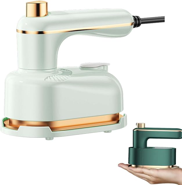 Ailsion Steam Iron,Ailsion Clothes Steamer,Ailsion Garment Steamer,Travel Steamer for Clothes Portable Mini,Handheld Portable Steam Iron for Clothes (Green)