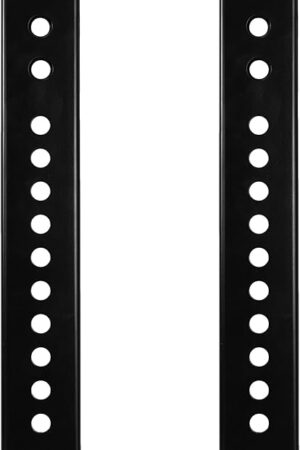 VIVO Vertical VESA Extender Plate Bracket Kit Designed for Low VESA Pattern TV’s, Fits TV Ceiling Mounts, 2 Brackets, Black, MOUNT-AD165