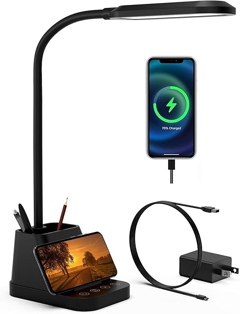 AXX LED Desk Lamp, Black