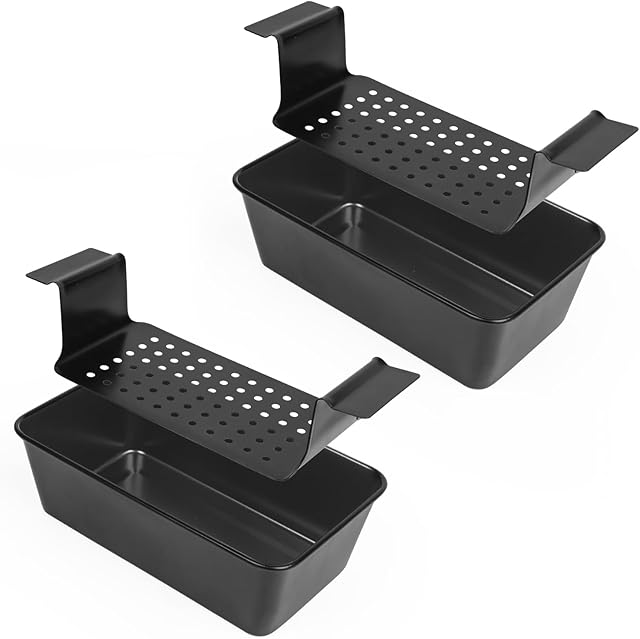 2-Pack Premium 5-Layer PTFE Non-Stick Meat Loaf Pan Set with Drip Trays | Easy Release | Oven-Safe 2-Piece Loaf Pans for Healthy Cooking, Easy to Clean
