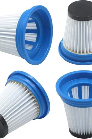 4 Pack 520280 DS1030 HEPA Filter Compatible with Kenmore DS1030 Cordless Stick Vacuum Lightweight Cleaner 2-Speed Power Suction LED Headlight 2-in-1 Handheld Vacuum Cleaner