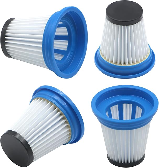 4 Pack 520280 DS1030 HEPA Filter Compatible with Kenmore DS1030 Cordless Stick Vacuum Lightweight Cleaner 2-Speed Power Suction LED Headlight 2-in-1 Handheld Vacuum Cleaner