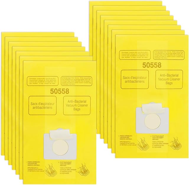 15 Pack Kenmore Vacuum Bags Fits for 5055 50558 Kenmore canister vacuum bags Type C/Q 200 series,400 series,600 series,700 series,800 series Vacuums