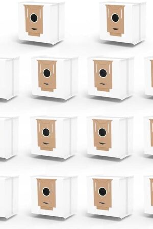 14 Pack T8 bags Compatible with Ecovacs Deebot Ozmo T8/T8+ T8 AIVI, N8 Pro Plus/N8 Pro, DX93, DDX96 Vacuum Cleaner, Fit Yeedi Vac Station 2.5L Auto-Empty Station Garbage Collection.