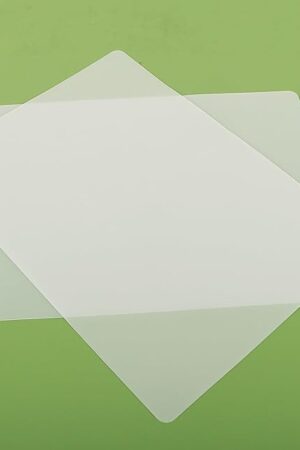 Clear Silicone Mat for Kitchen Counter, 10.24?x 14.2?(1MM) Non-slip Countertop Protector Liner, Small Non-Stick Baking Mat, Heat Resistant Placemat for Pastry, Translucent(2/Pack)