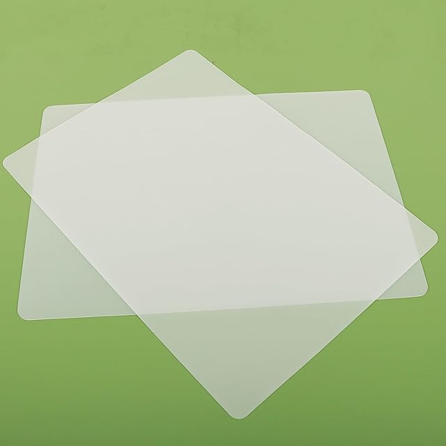 Clear Silicone Mat for Kitchen Counter, 10.24?x 14.2?(1MM) Non-slip Countertop Protector Liner, Small Non-Stick Baking Mat, Heat Resistant Placemat for Pastry, Translucent(2/Pack)