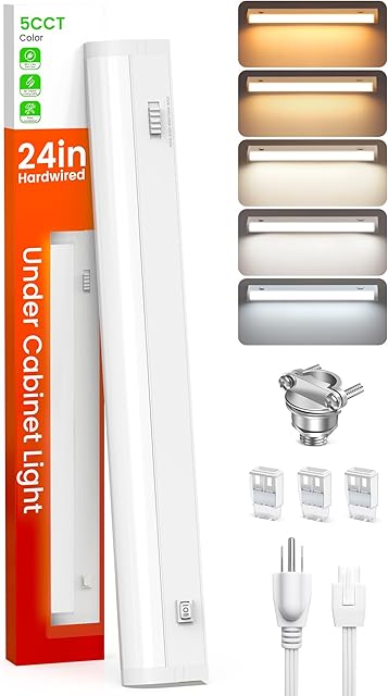 24 Inch Under Cabinet Lighting 15W 2700K/3000K/3500K/4000K/5000K