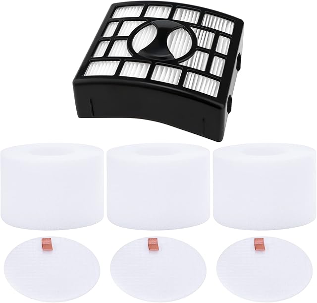 Artraise Duo Clean Filter Replacement for Shark Rotator Powered Lift-Away Speed DuoClean Vacuum NV680 NV681 NV682 NV683 NV800 NV800W NV801 NV803 UV810 Replaces Part # XHF680 & XFF680