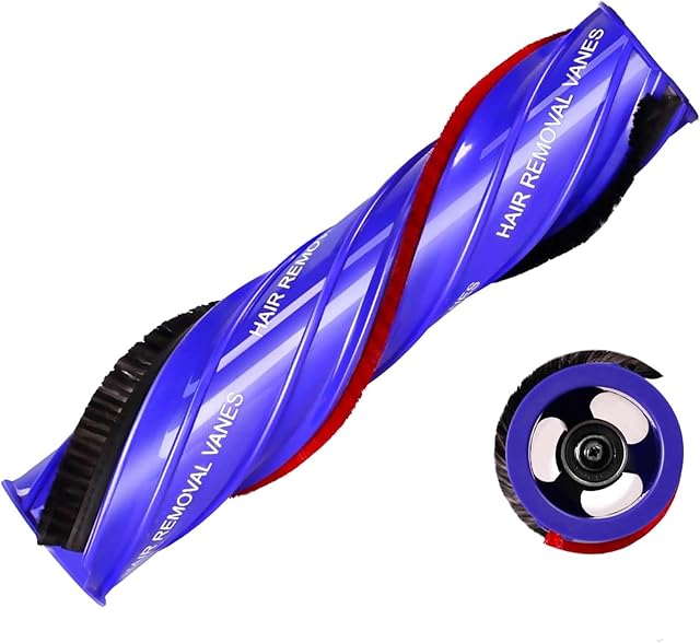 Anti-Tangle Roller Brush Replacement for Dyson V10 SV12 SV27 Vacuum Cleaner, 3-Prongs Brush Bar, Part No.972182-01