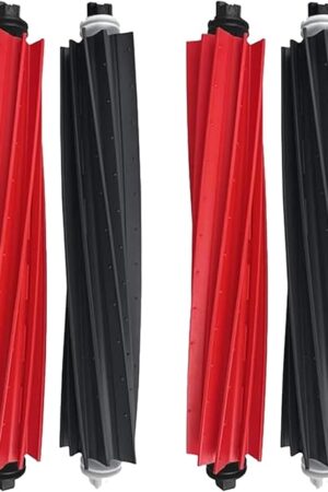 2 Set Dual Main Brush Replacement Parts Compatible with Roborock S8+/S8 Pro Ultra/Q5 Pro+/Q8 Max/Q8 Max+ Robot Vacuum Cleaner Accessories Kit,Replacement Part Roller Brush (2 Main Set)