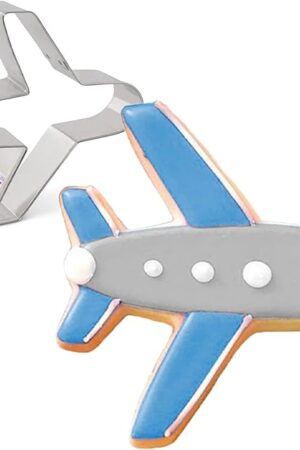 Ann Clark Cookie Cutters Airplane Cookie Cutter, 4" Made in USA