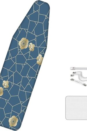 157 x 58 cm / (61.8 x 22.8 inches), Universal Large Ironing Board Cover, Secured by a Drawstring, Easy to Adjust, Easy to Change Covers for The Ironing Board